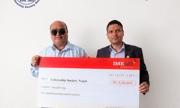 IME Life Insurance Supports Education of Visually Impaired Children