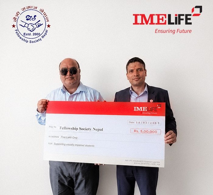 IME Life Insurance Supports Education of Visually Impaired Children