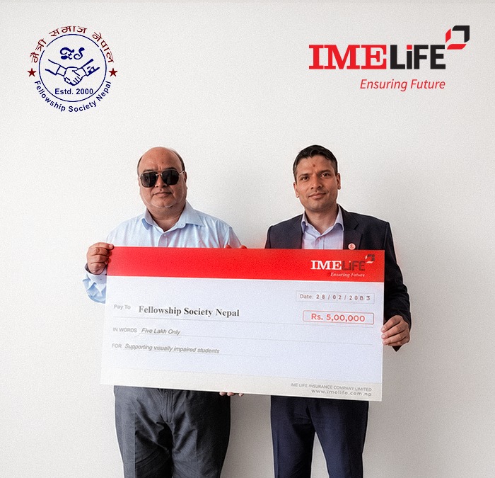 IME Life Insurance Supports Education of Visually Impaired Children