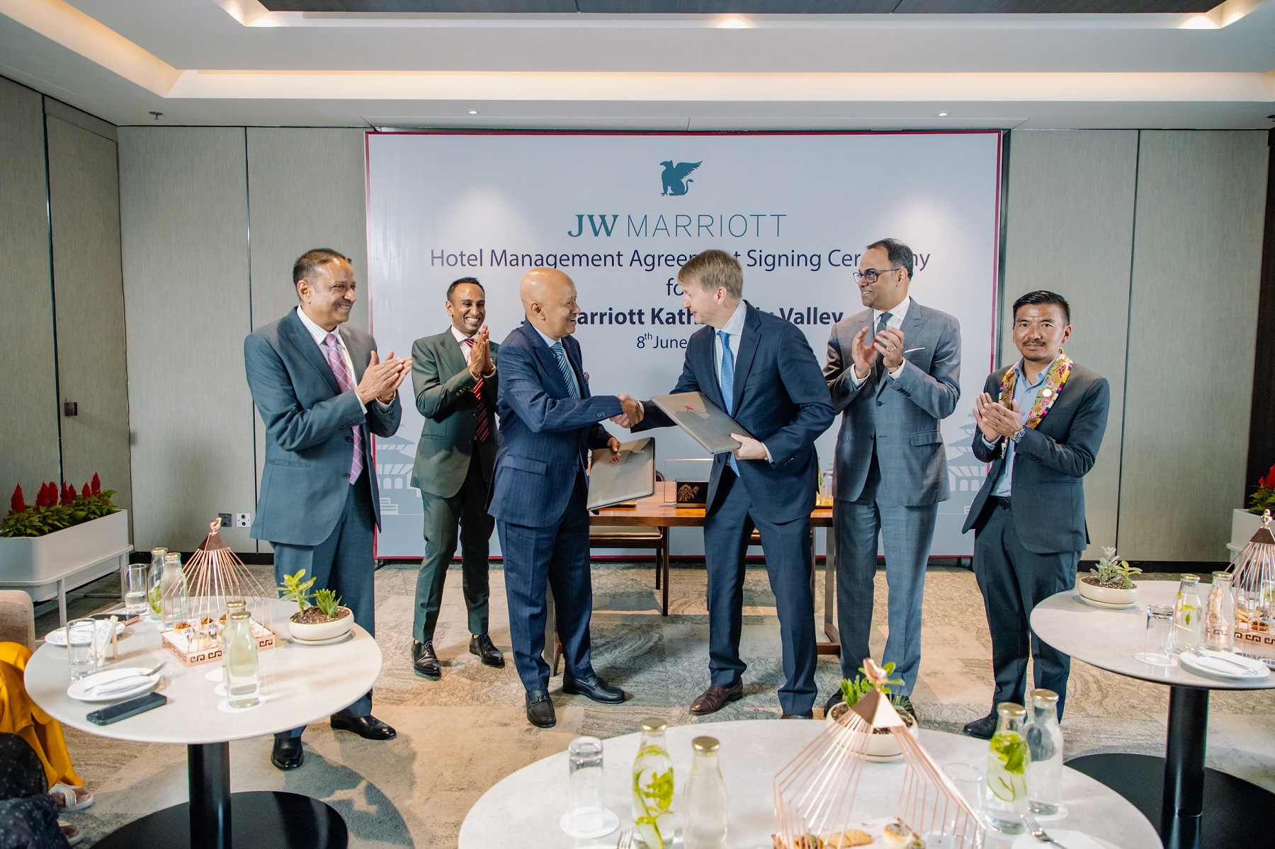 Capital Hotel and Hospitality Limited Signs Hotel Management Agreement with Marriott International to Bring First JW Marriott Hotel to Nepal