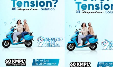 TVS Jupiter Kinda Aba 9 Months Petrol Free, 60 KMPL Mileage Ra Lastai Kam EMI at only Rs. 2,899