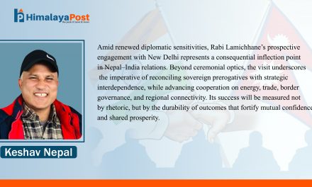 “India–Nepal Ties in Focus as Rabi Lamichhane Begins India Visit”