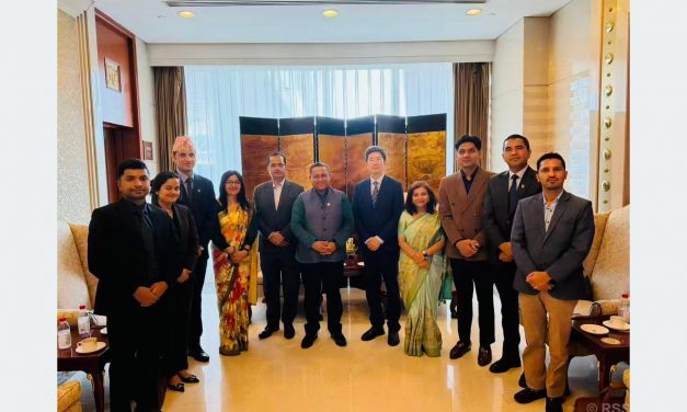 Foreign Minister Khanal in Beijing