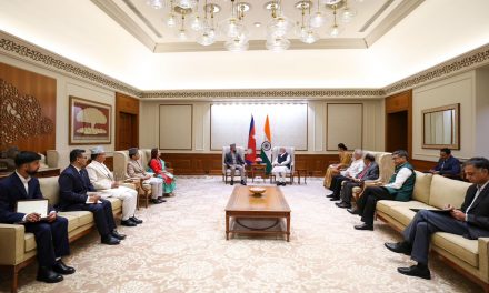Meeting between RSP President Ravi Lamichhane and Indian Prime Minister Narendra Modi