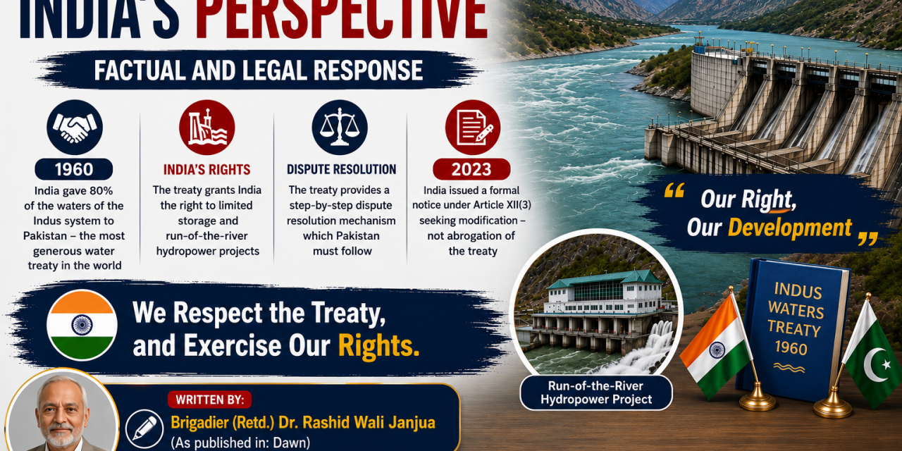India Defends Indus Waters Treaty, Calls for Fact-Based Debate and Treaty Review