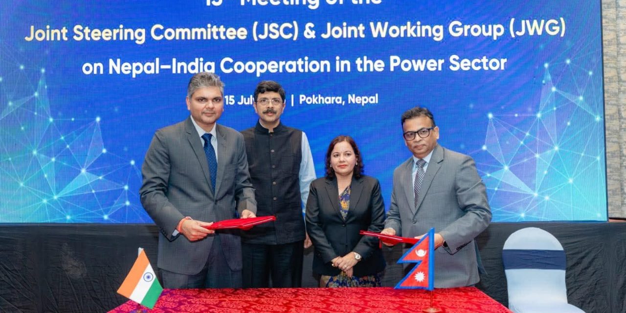 India, Nepal Strengthen Power Sector Partnership at 13th Joint Steering Committee Meeting in Pokhara