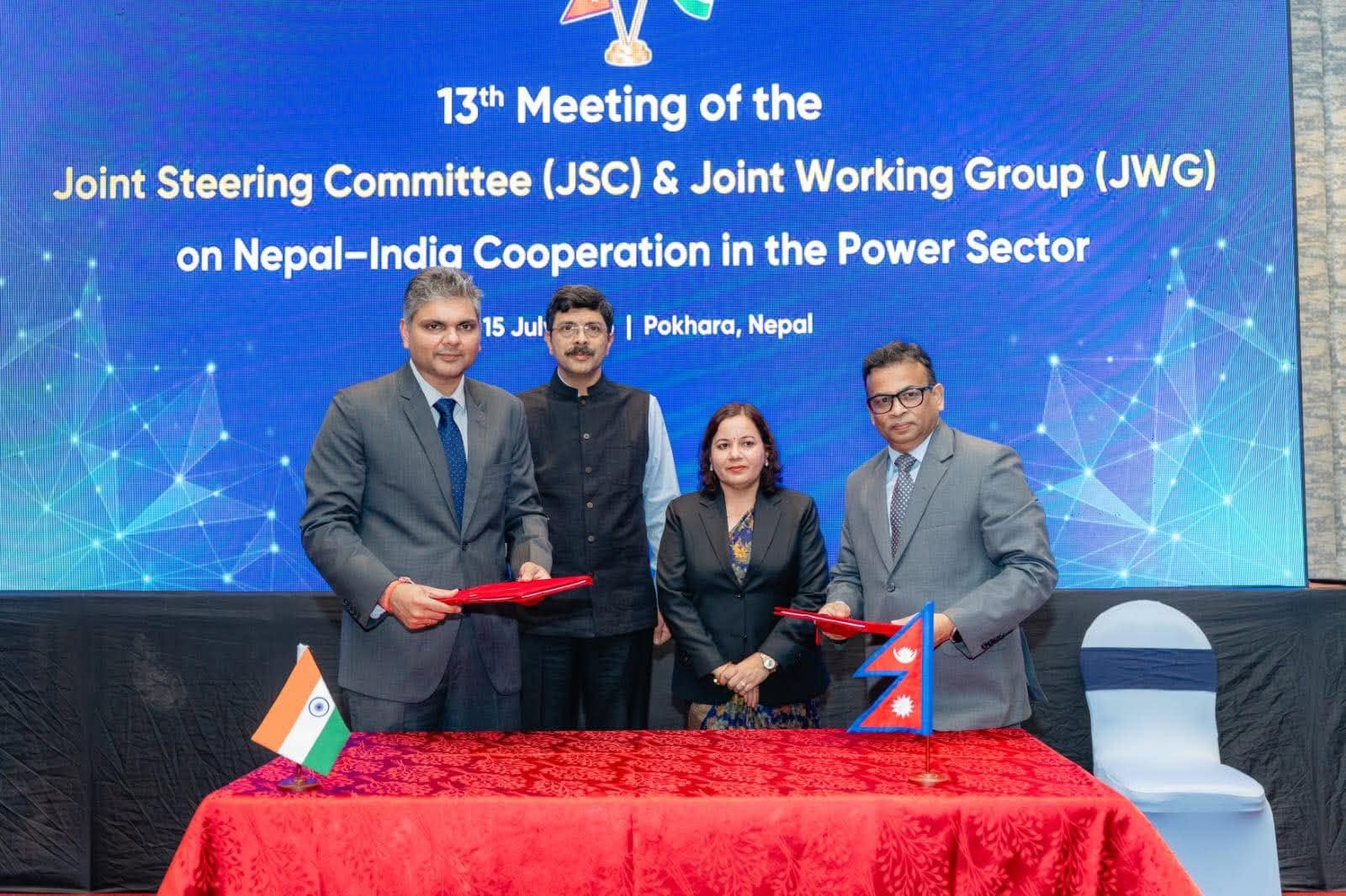 India, Nepal Strengthen Power Sector Partnership at 13th Joint Steering Committee Meeting in Pokhara