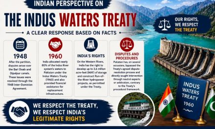 India Defends Indus Waters Treaty, Calls for Fact-Based Debate and Treaty Review