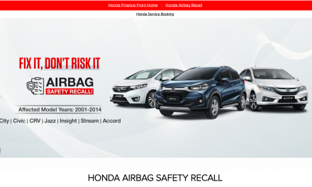 Honda Launches Free Airbag Safety Recall Campaign for Older Vehicle Models