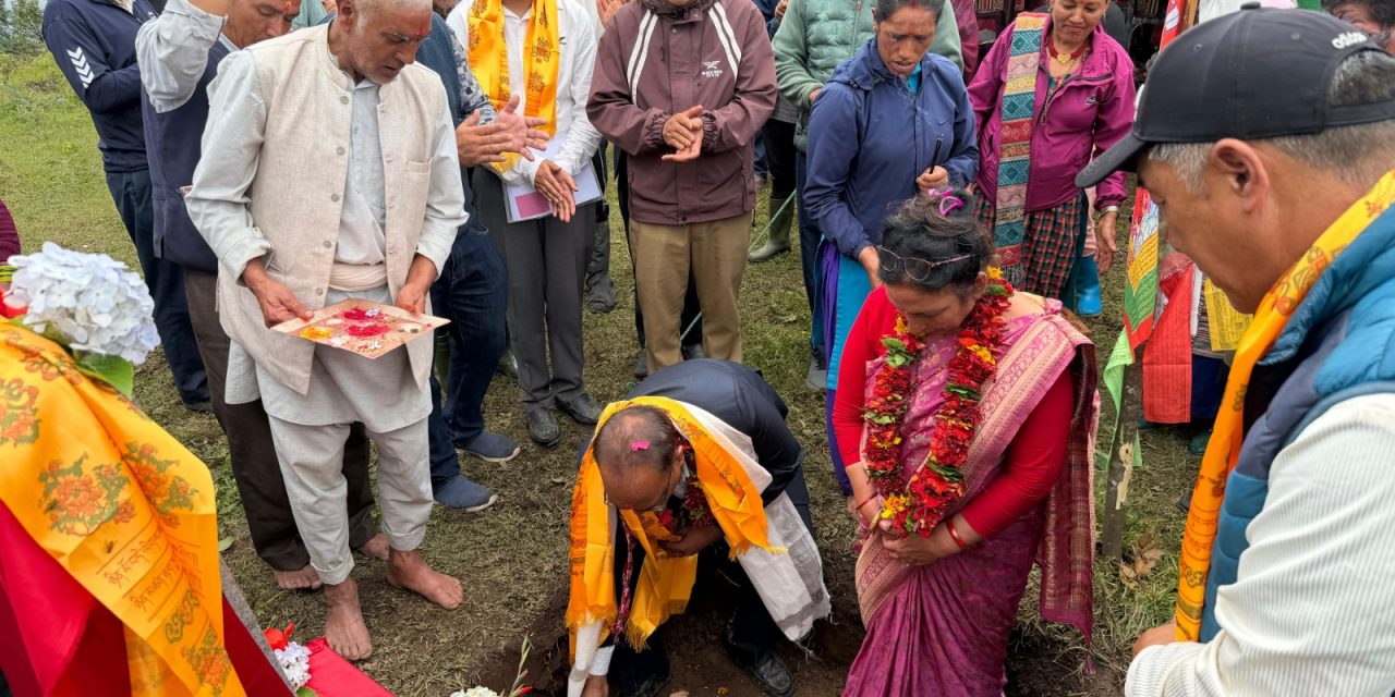  Foundation Stone laying ceremony of Monastery Building in Solukhumbu, Nepal