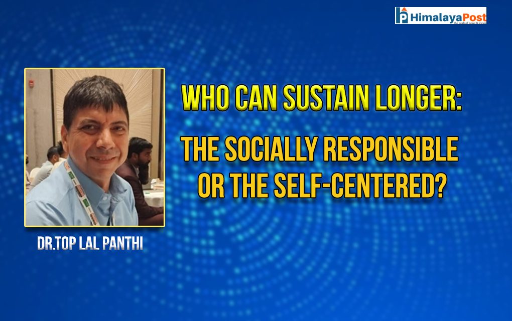 The True Measure of Success Is Social Contribution: Dr. Top Lal Panthi