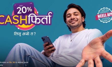 Ncell Launches Monsoon Offer with Up to 20% Cashback on Packs and New SIM Cards