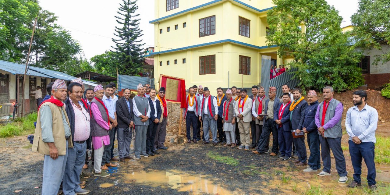 India Backs Construction of New School Buildings at Janak Secondary School in Kavrepalanchowk