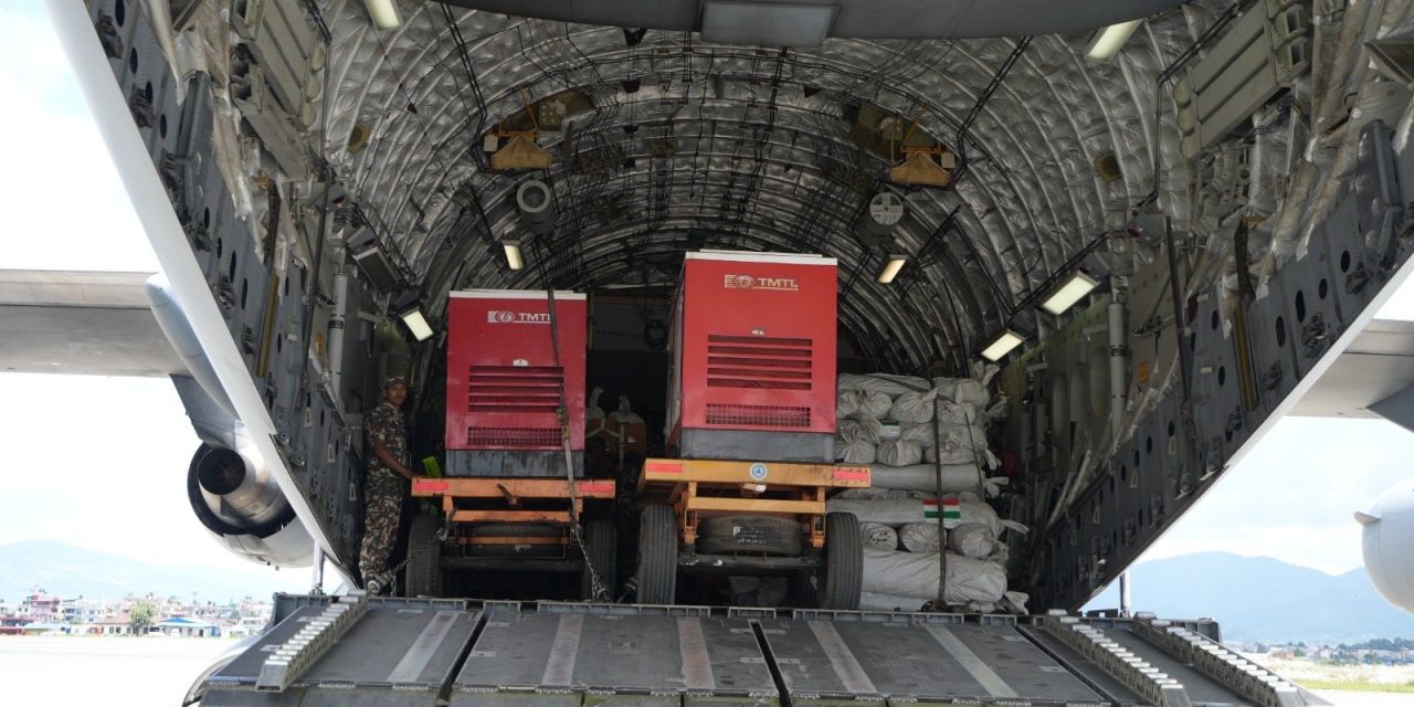 India Extends Helping Hand to Nepal, Hands Over 37.5 Tonnes of Relief Materials