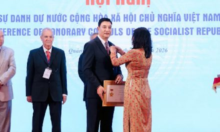 Vietnam’s Foreign Ministry Confers Prestigious “Outstanding Award” to Honorary Consul General Shrestha