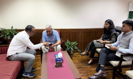 Indian Ambassador Naveen Srivastava Meets Nuwakot Principal Who Saved 1,600 Students