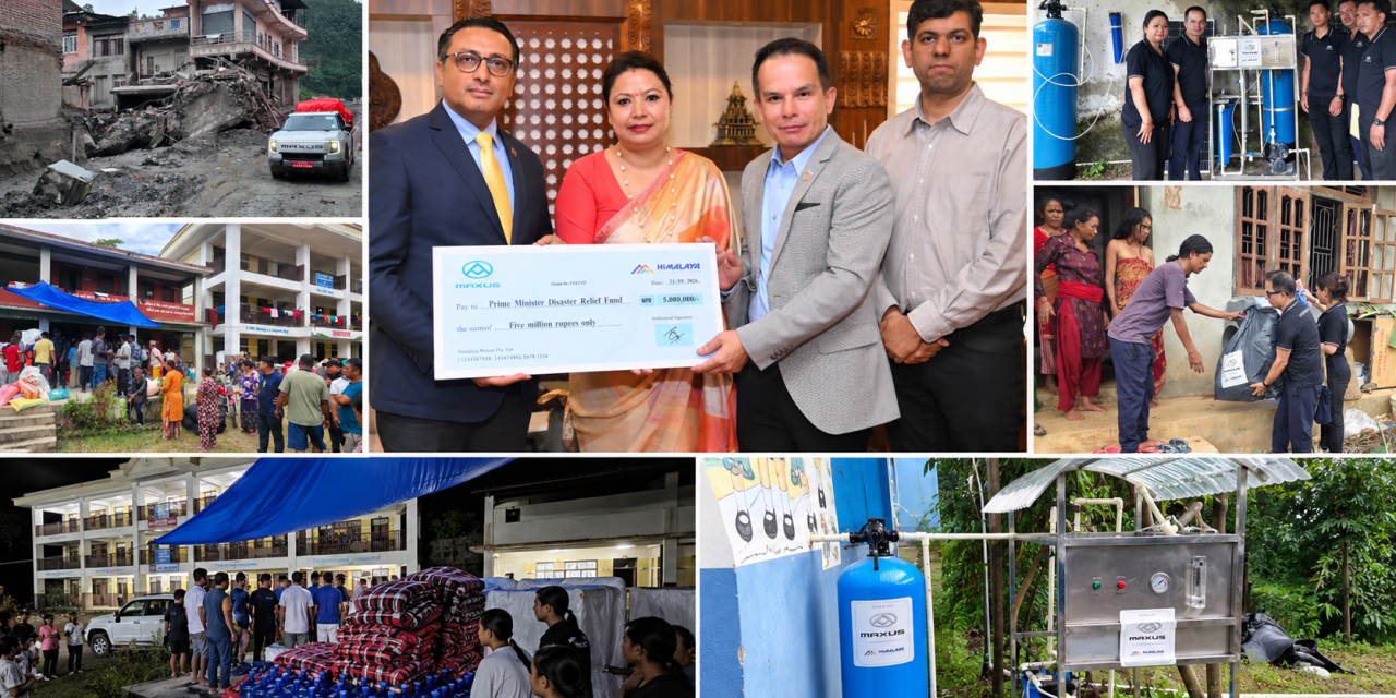 MAXUS Provides NPR 8 Million in Relief Support to Disaster-Affected Communities