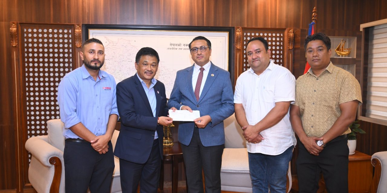 Yamaha Nepal Family Comes Together in Support of Flood-Affected Families in Nepal