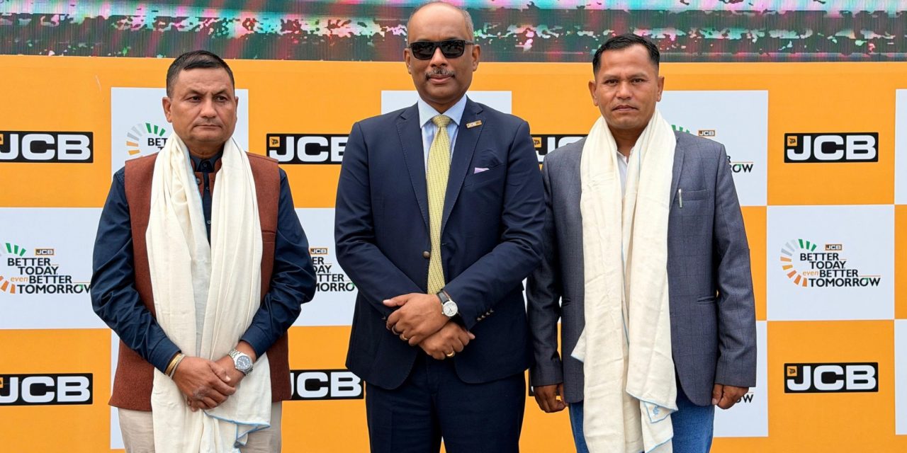JCB India has felicitated two Nepali customers for their significant contribution to rescue operations following the Bhotekoshi floods.