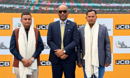 JCB India has felicitated two Nepali customers for their significant contribution to rescue operations following the Bhotekoshi floods.