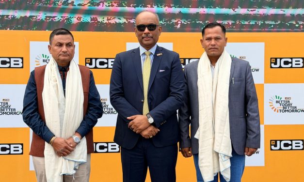 JCB India has felicitated two Nepali customers for their significant contribution to rescue operations following the Bhotekoshi floods.