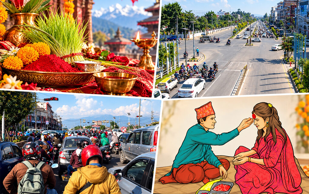 Final Day of Dashain Sees Increased Activity in Kathmandu Valley